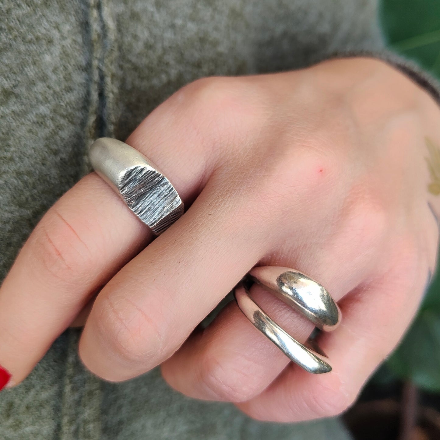 ONE-OFF SILVER RING