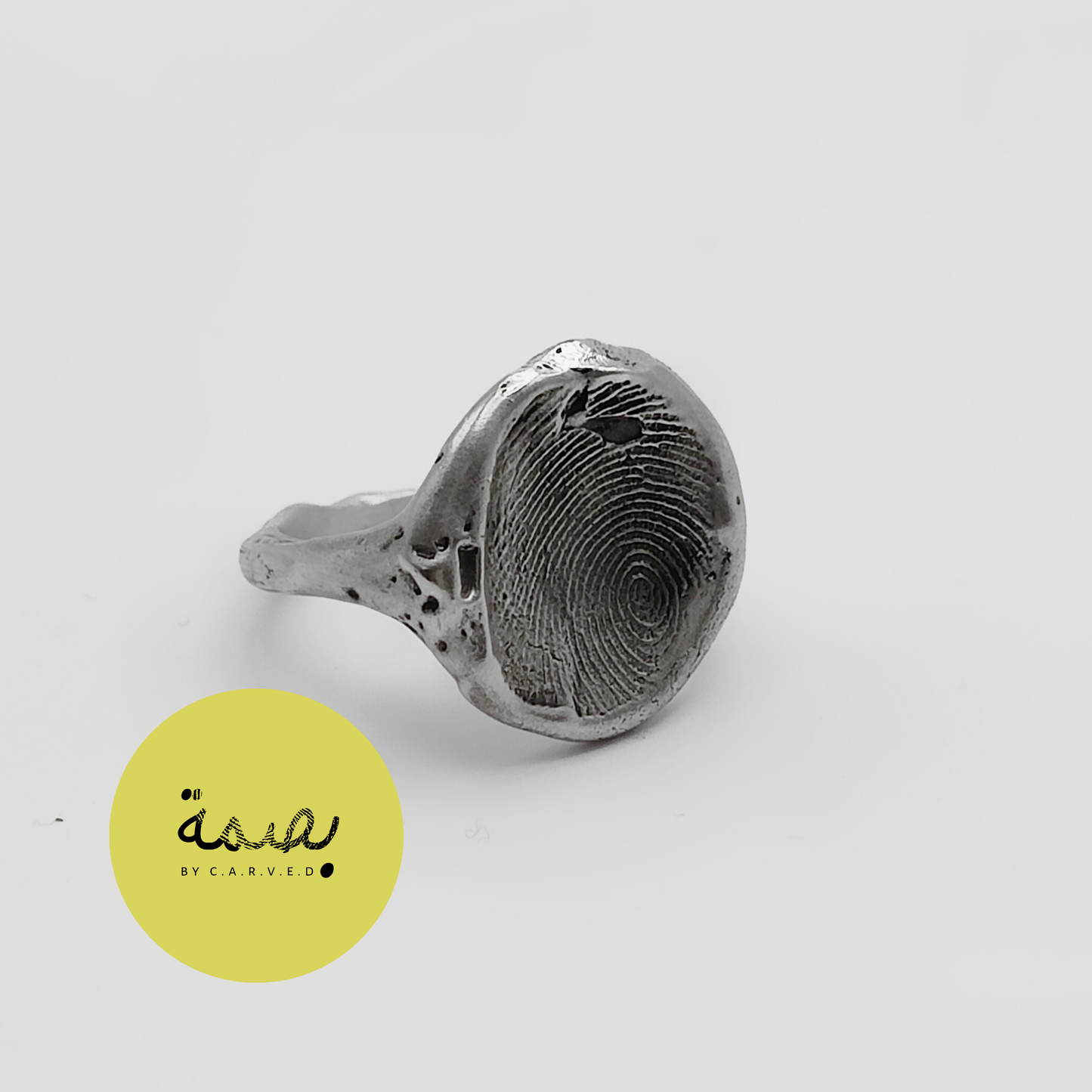 "BASSMEH" KIT | ROUND FINGERPRINT RING