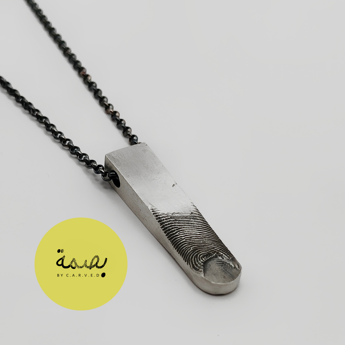 "BASSMEH" KIT | BLOCK FINGERPRINT NECKLACE