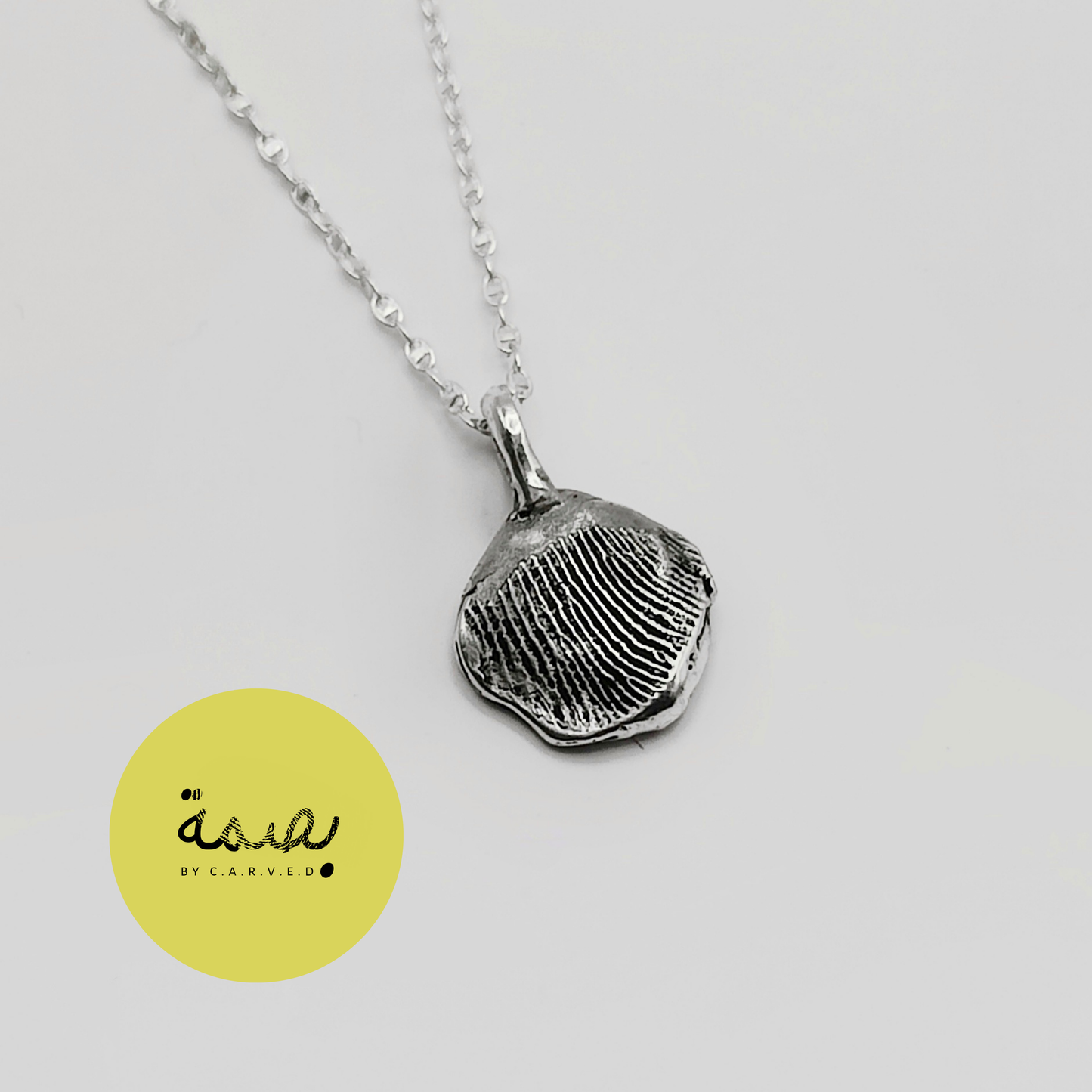 "BASSMEH" KIT | ROUND FINGERPRINT NECKLACE
