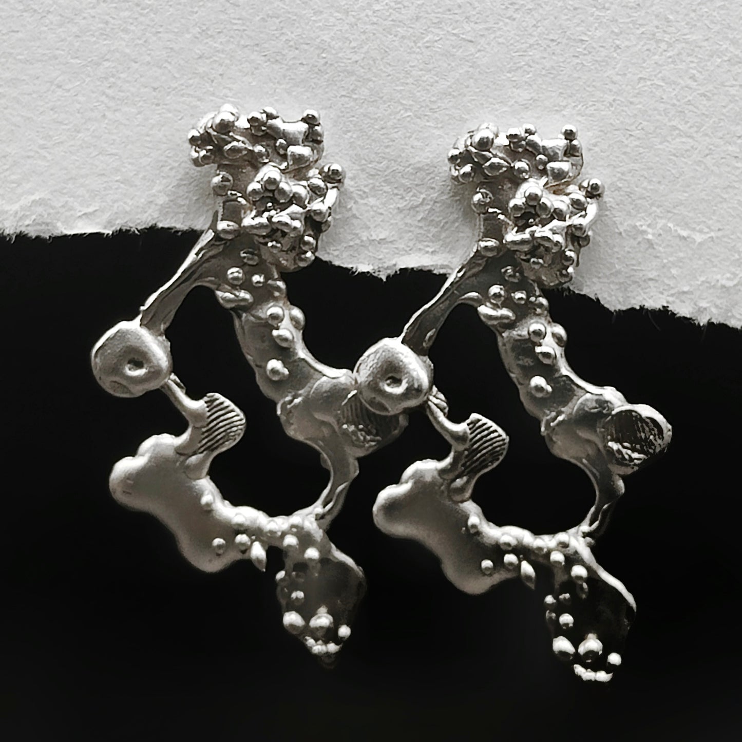 MYSTIC LAKE SILVER EARRINGS