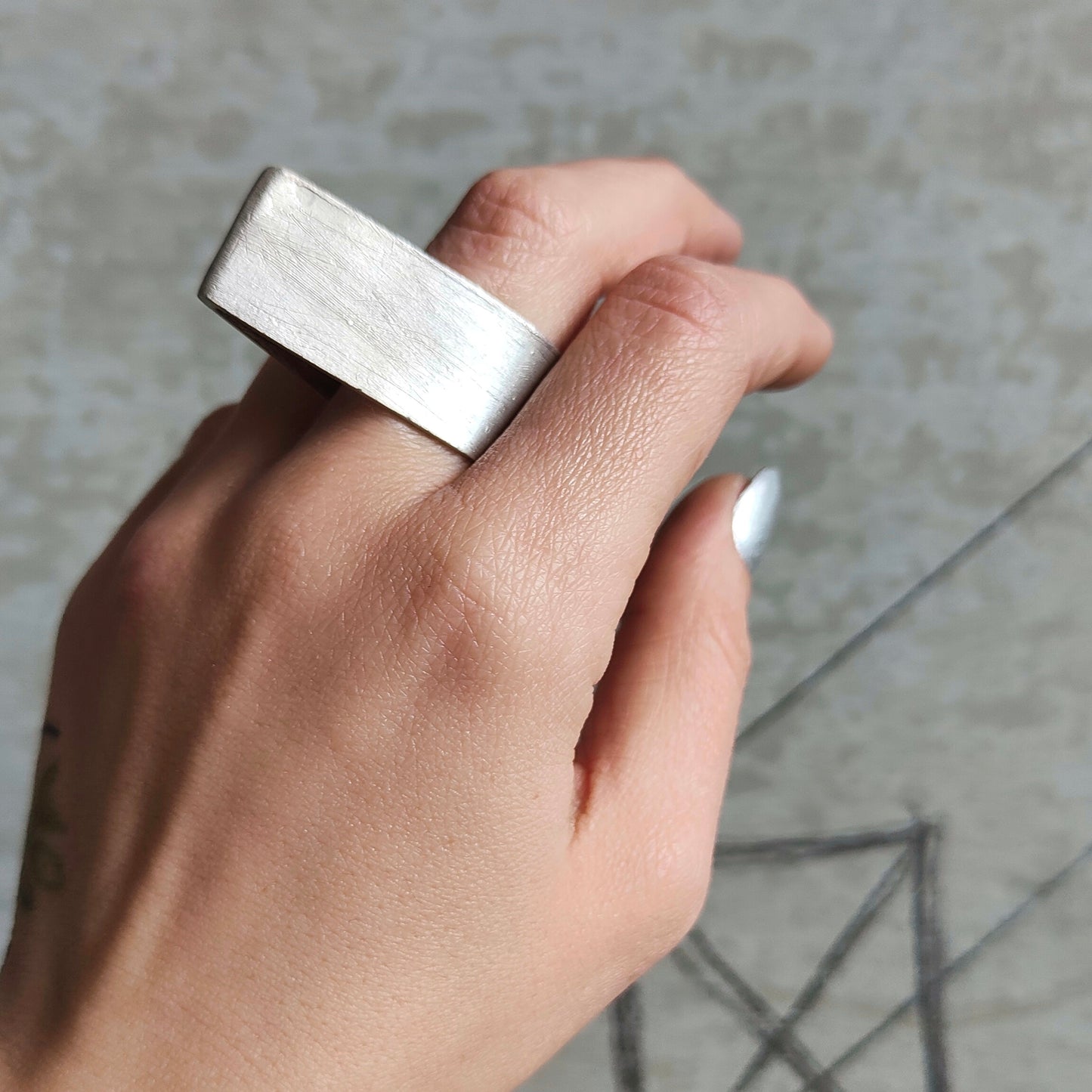 CROW SILVER RING
