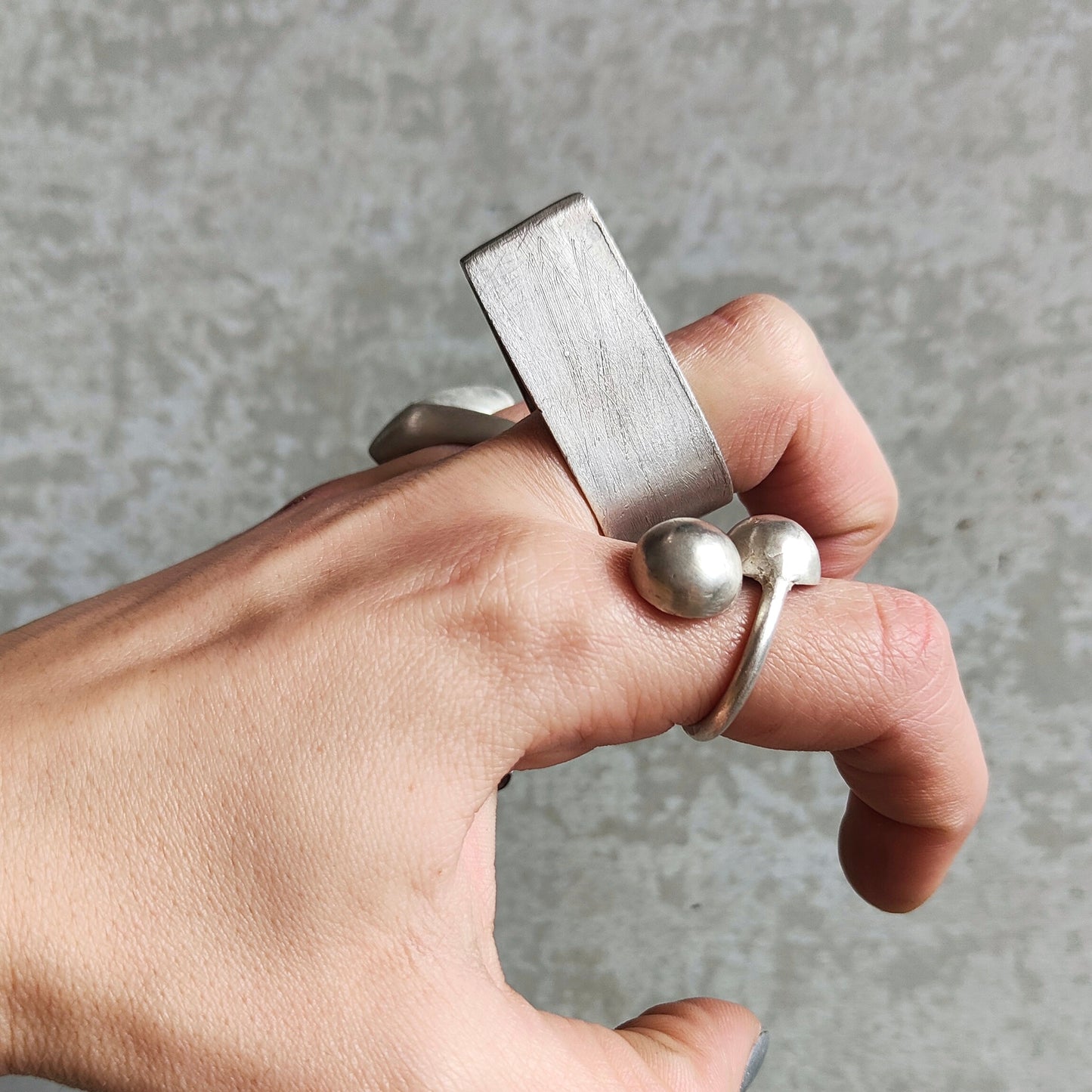 CROW SILVER RING