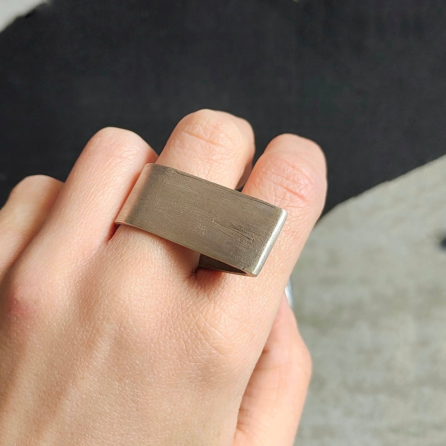 CROW SILVER RING