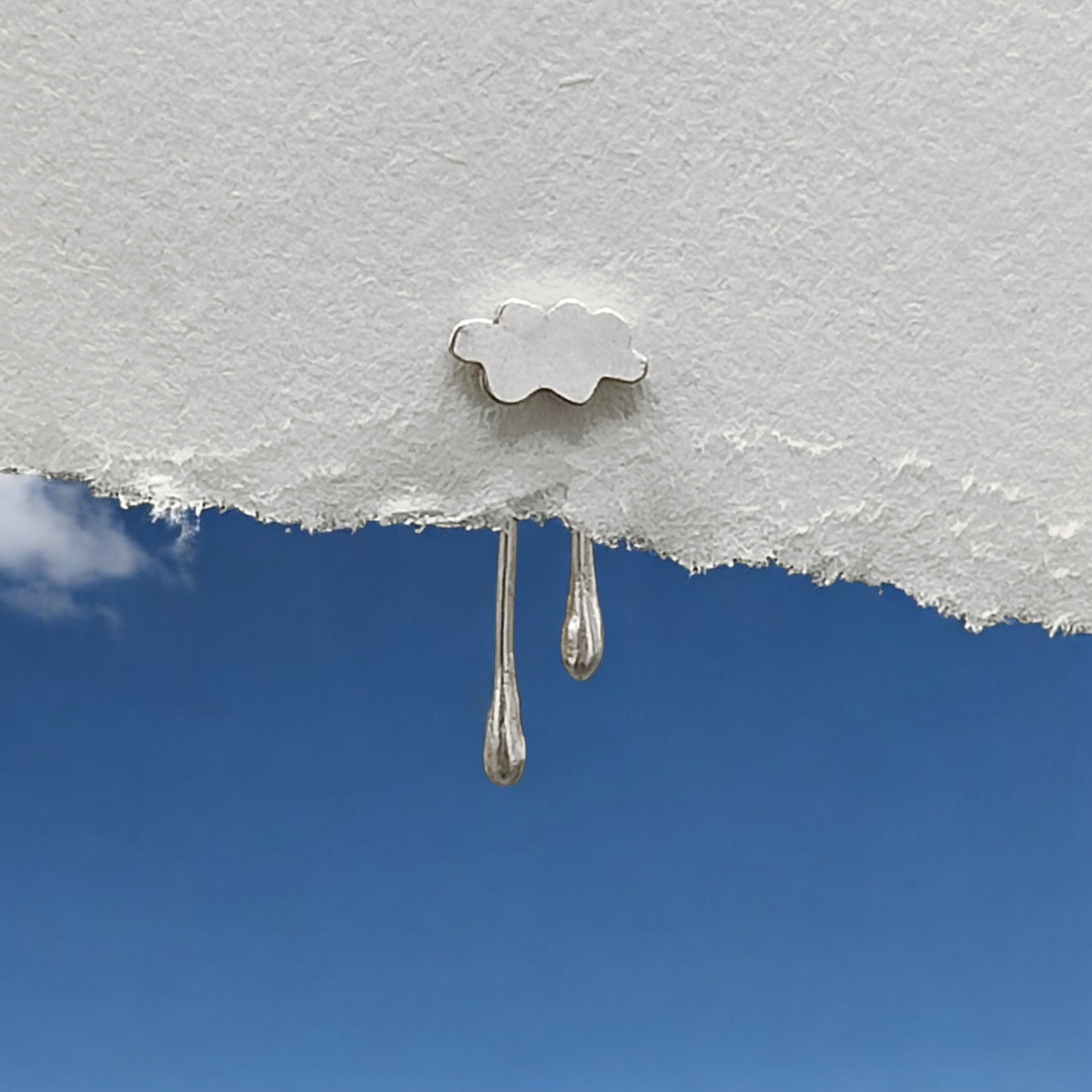 CLOUD SILVER EARRINGS