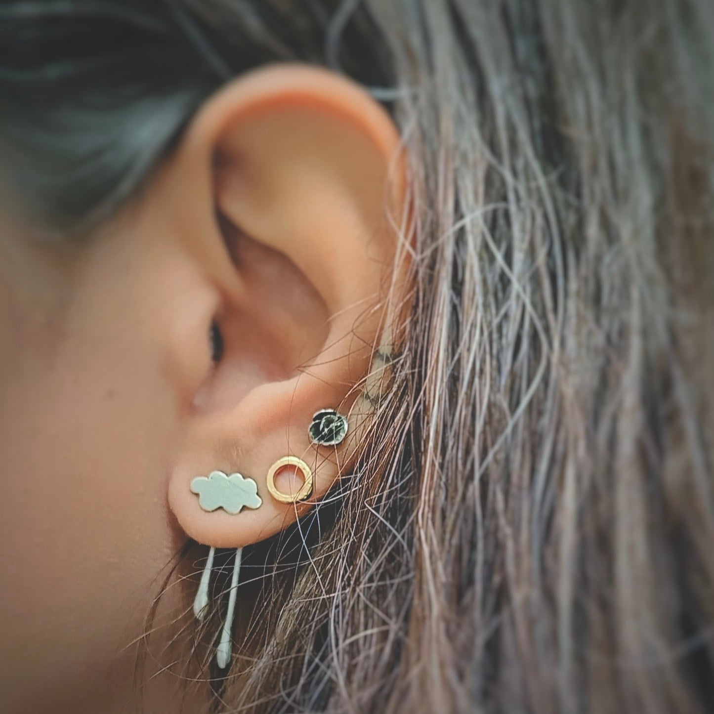 CLOUD SILVER EARRINGS