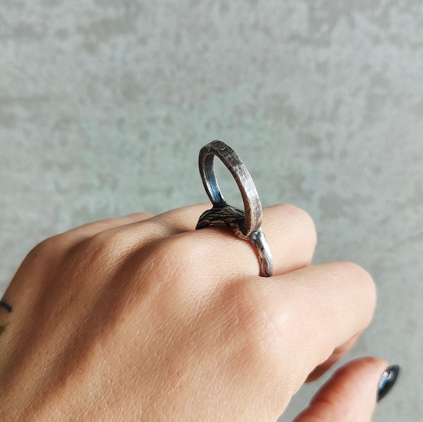 INFINITY SILVER RING