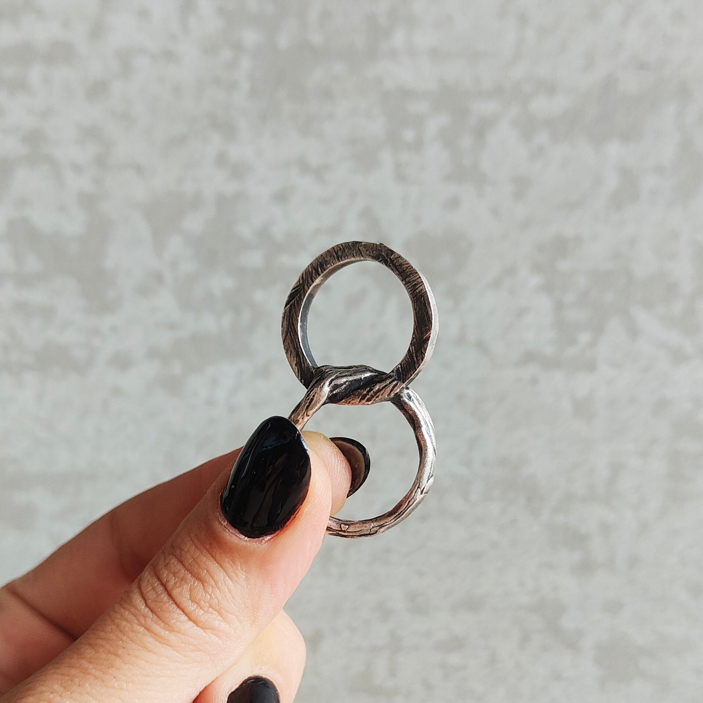 INFINITY SILVER RING