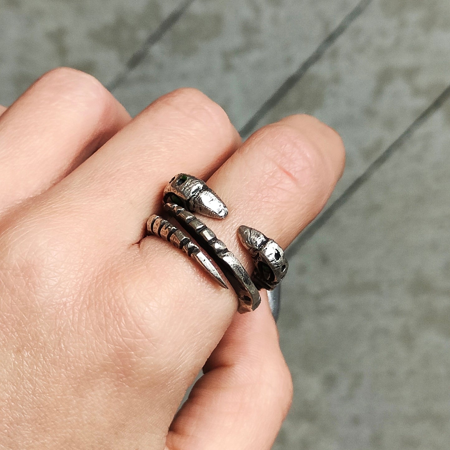 VIKINGS SILVER RING 1