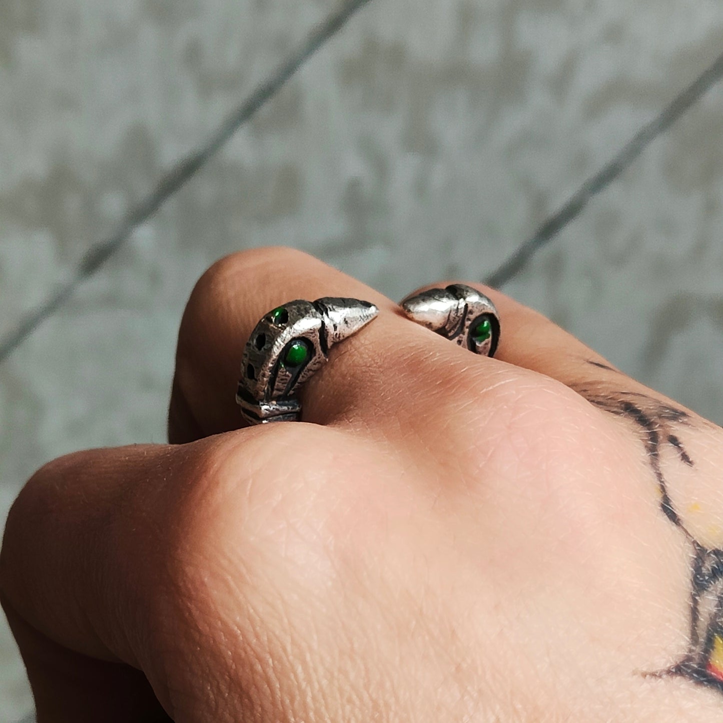 VIKINGS SILVER RING 1