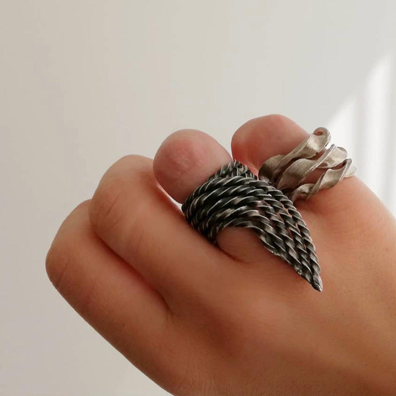 DARK ANGEL SILVER RING