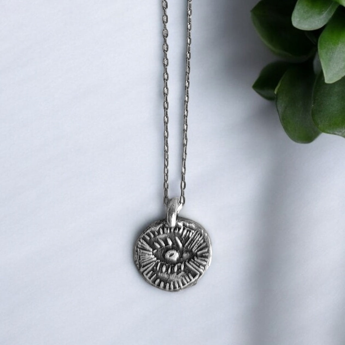 EVIL EYE SILVER NECKLACE