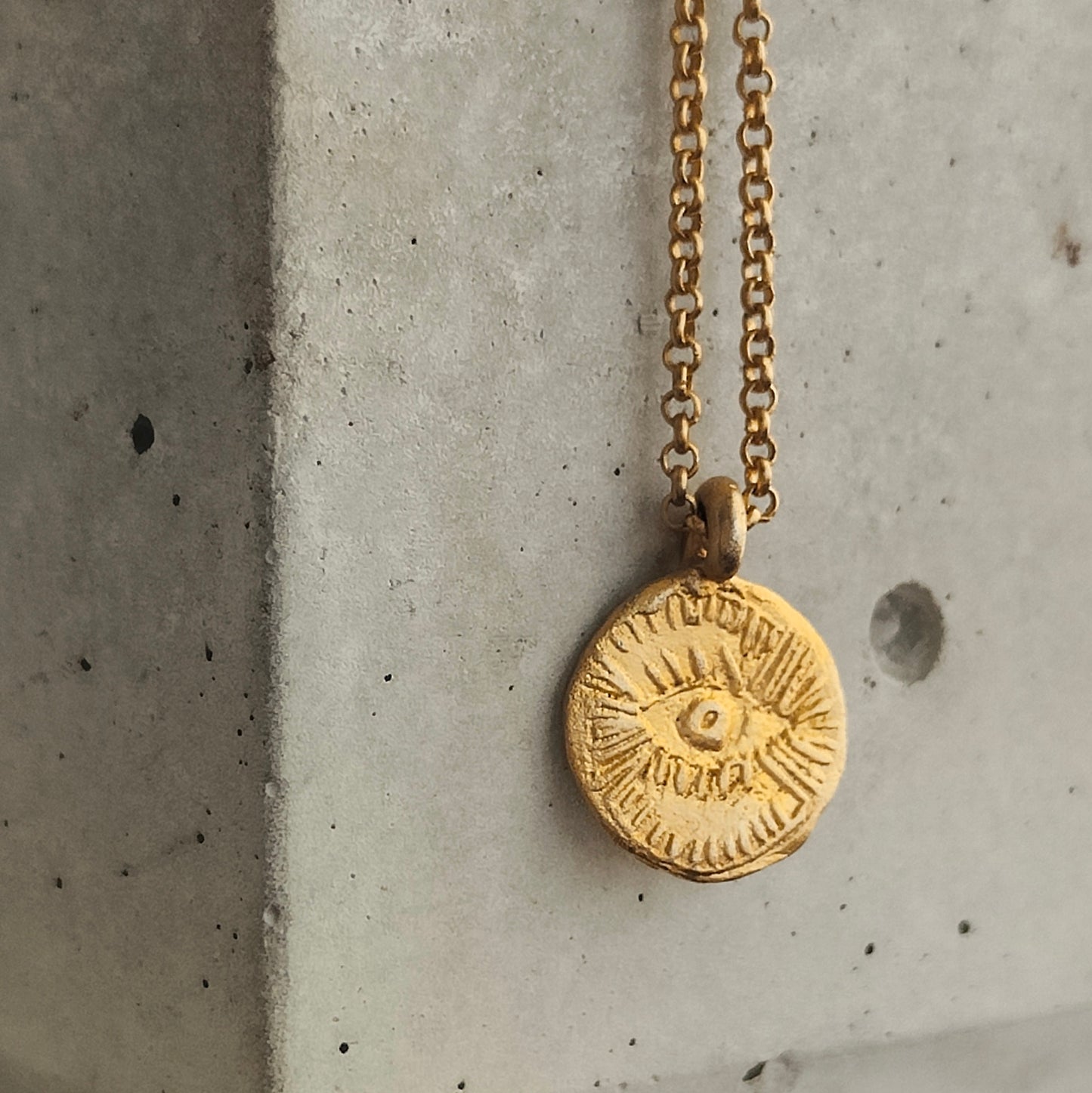 EVIL EYE SILVER NECKLACE