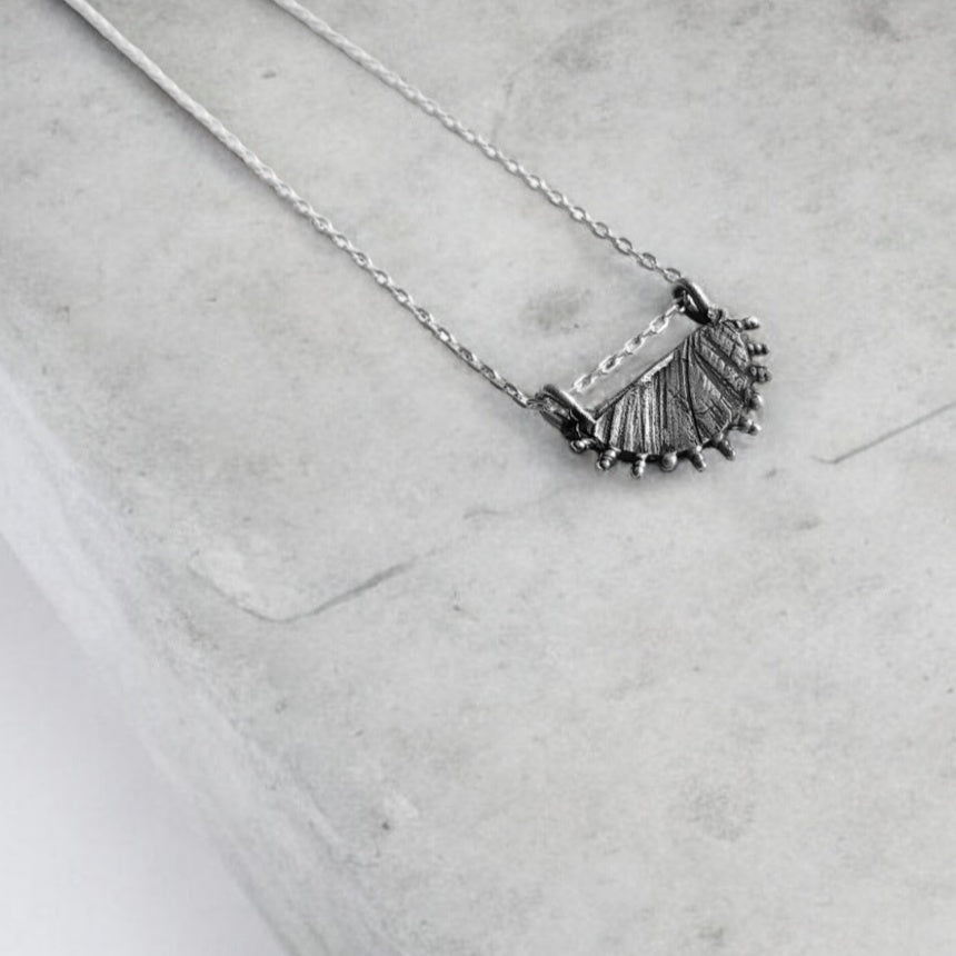 SUN SILVER NECKLACE