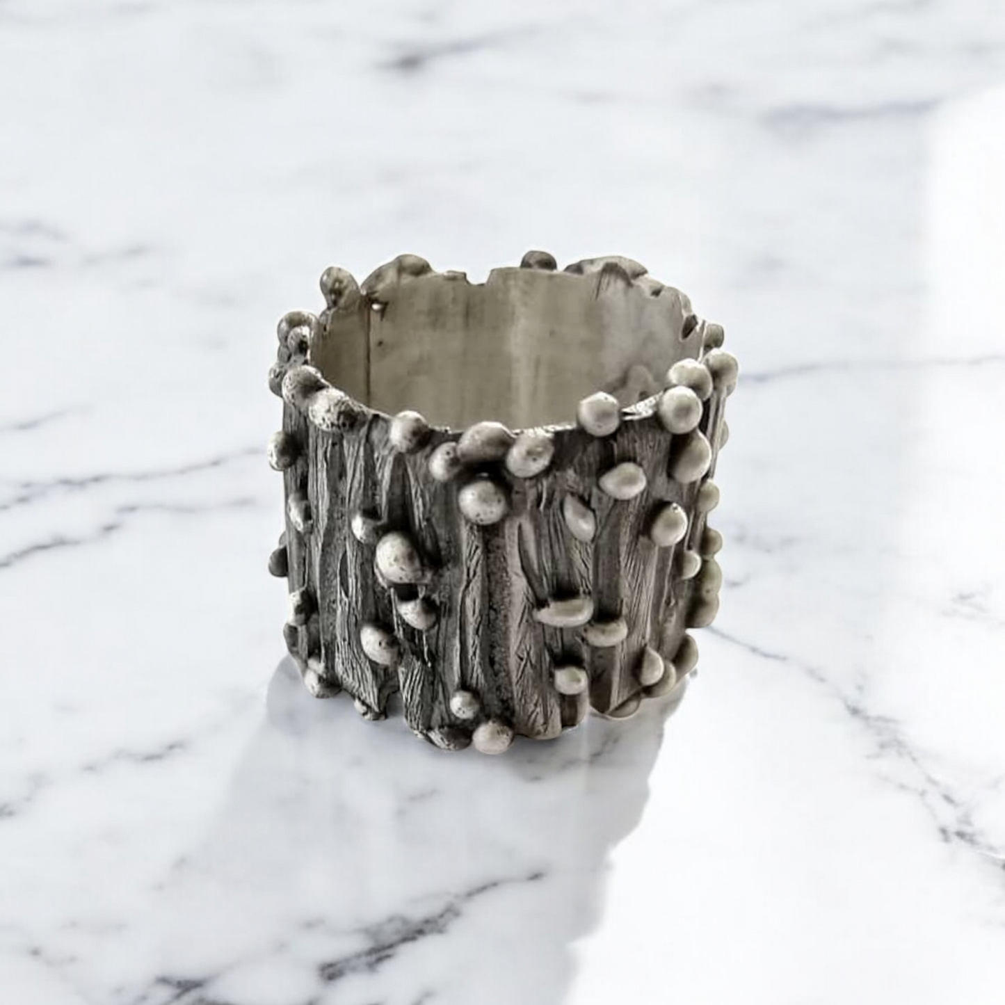 DEW GARDEN SILVER RING