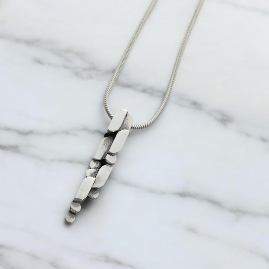 (Habibi) ØØ¨ÙŠØ¨ÙŠ SILVER NECKLACE
