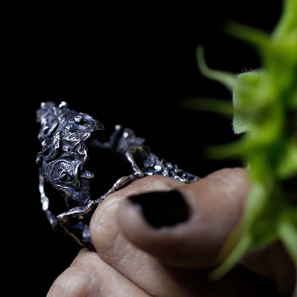 MARDUK SILVER RING