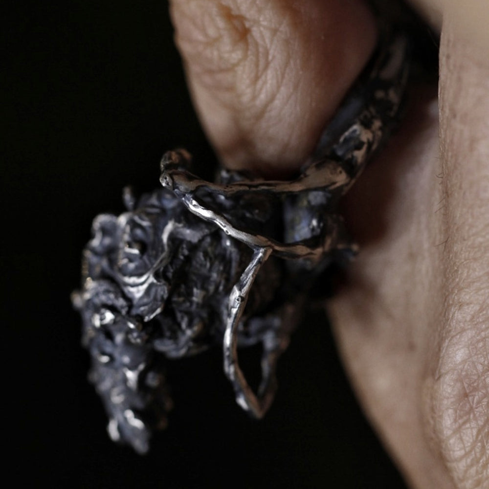 MARDUK SILVER RING