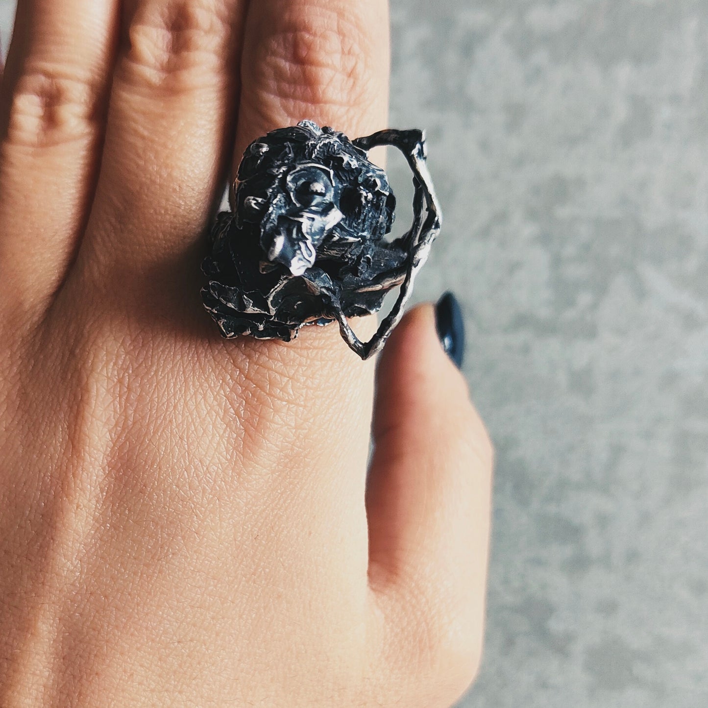 MARDUK SILVER RING