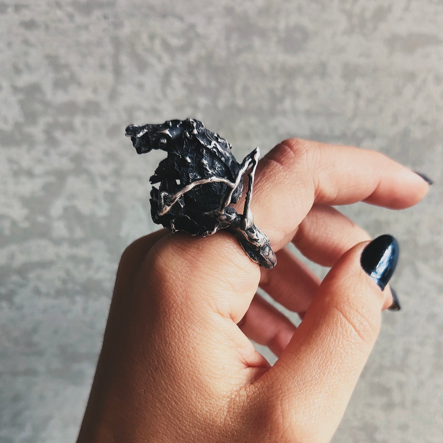 MARDUK SILVER RING