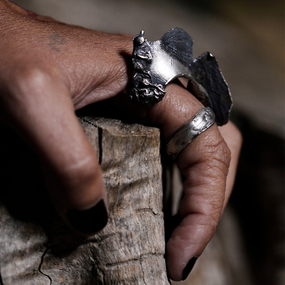 SIN SILVER RING