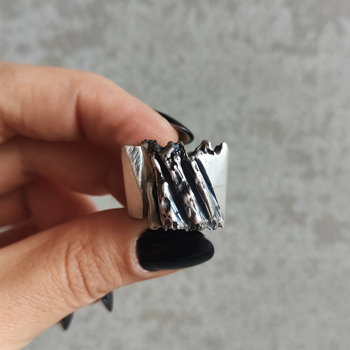 GEMINI SILVER RING