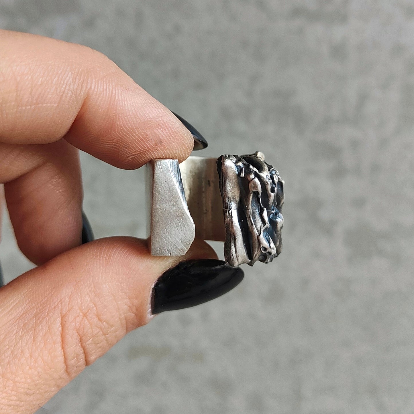 GEMINI SILVER RING