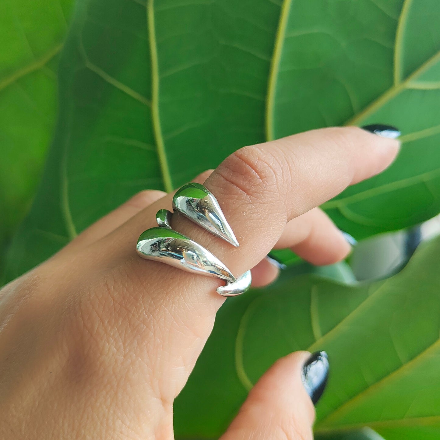 BUBBLE SILVER RING