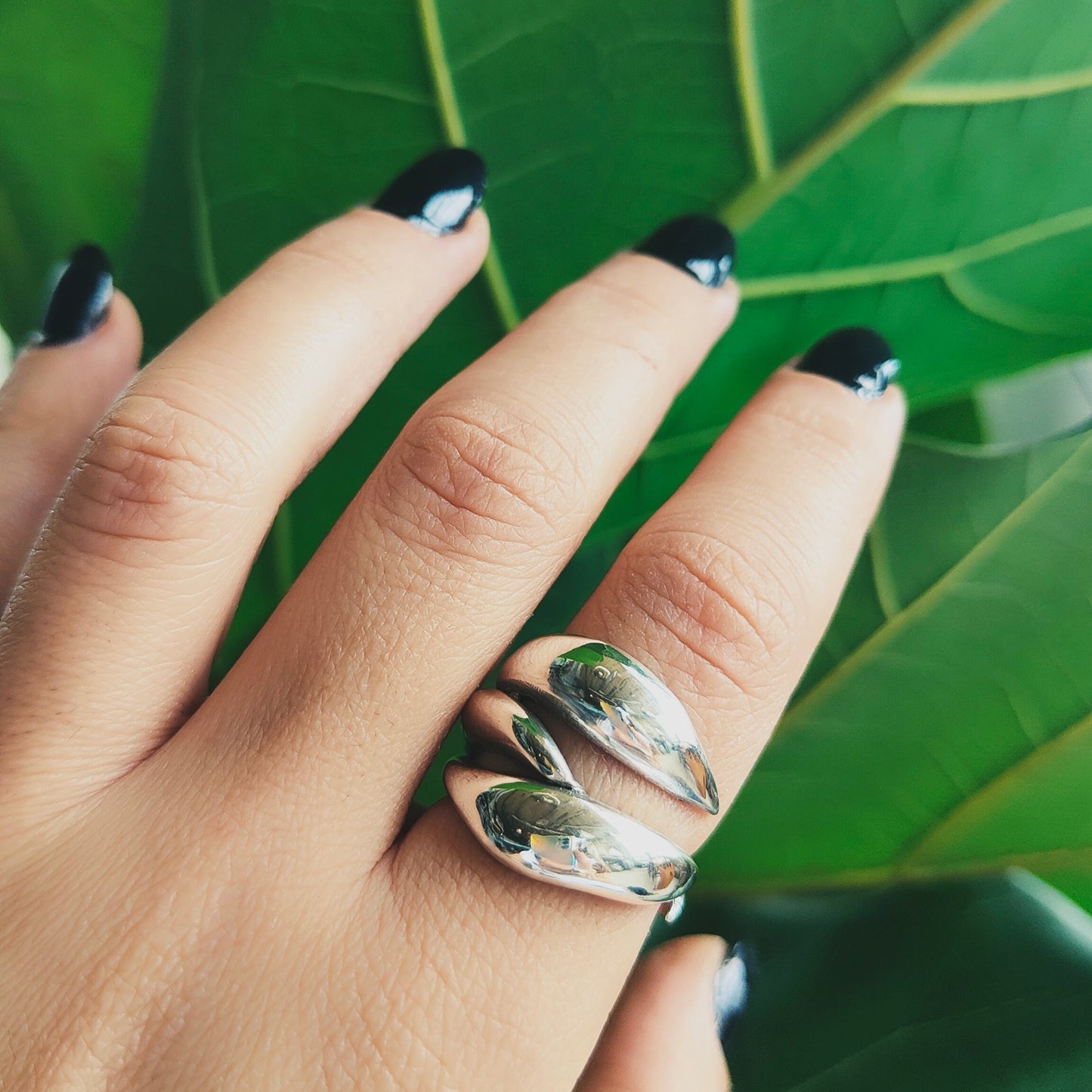 BUBBLE SILVER RING
