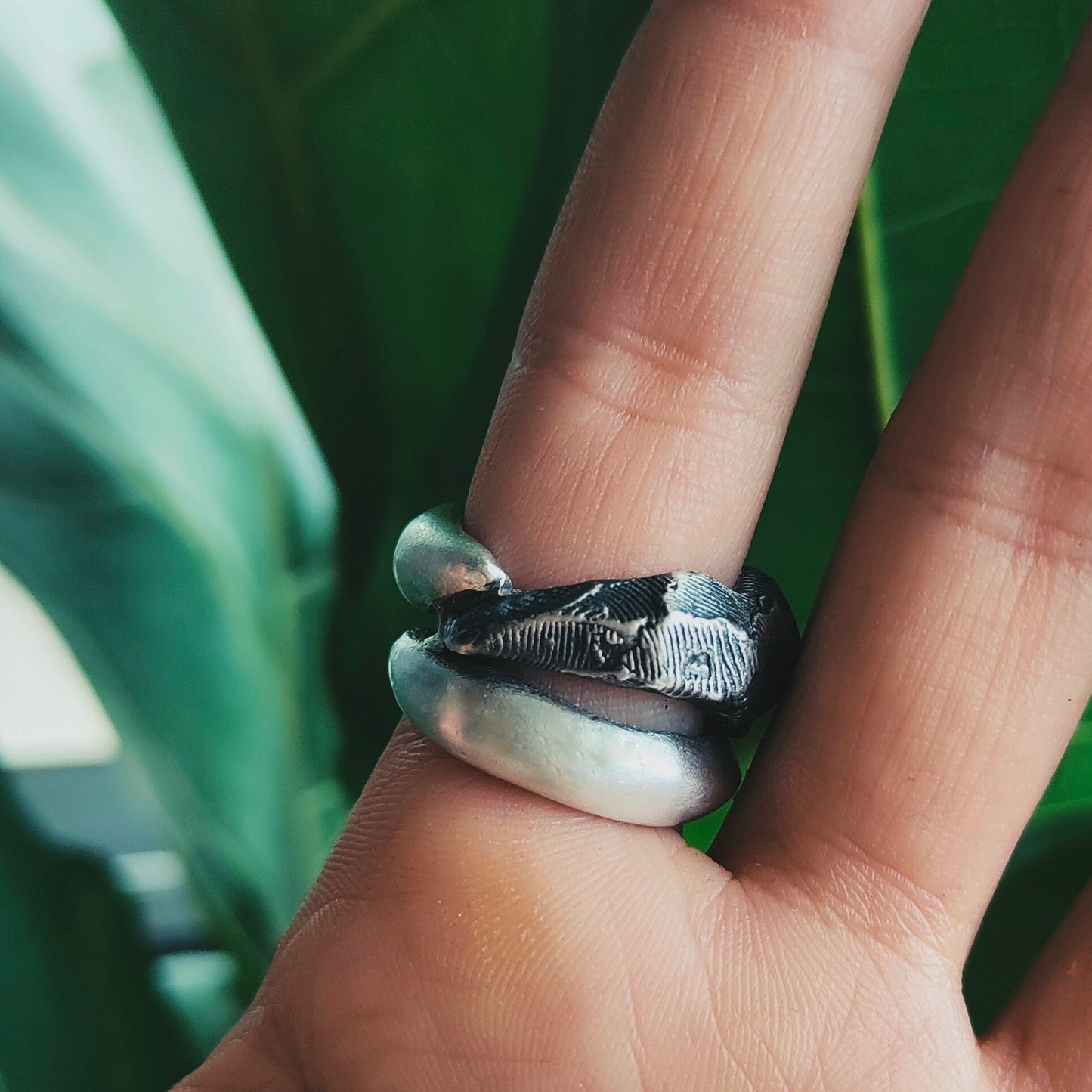 SNAKE SILVER RING I
