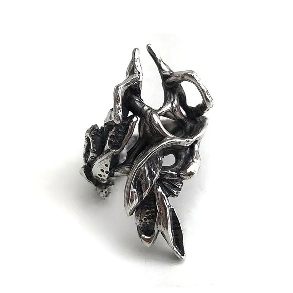 MYSTIC GARDEN SILVER RING