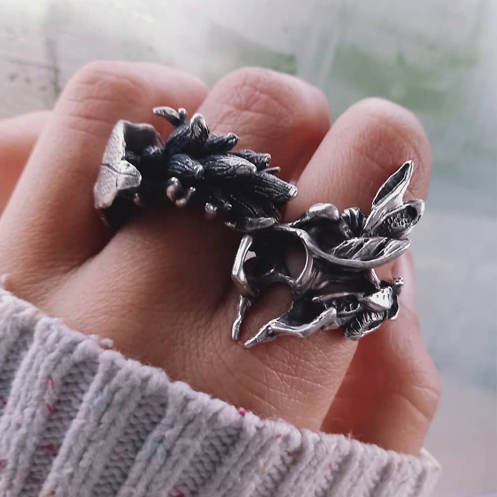 MYSTIC GARDEN SILVER RING