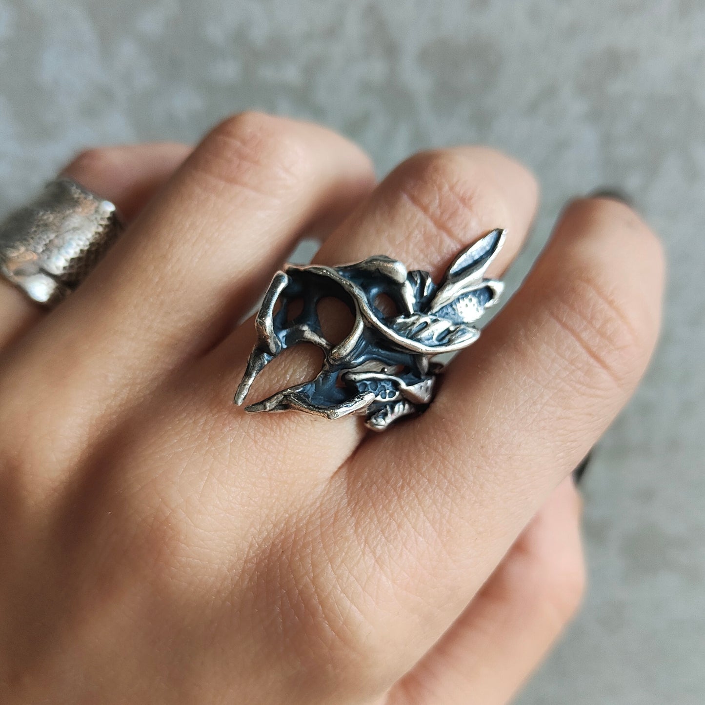 MYSTIC GARDEN SILVER RING