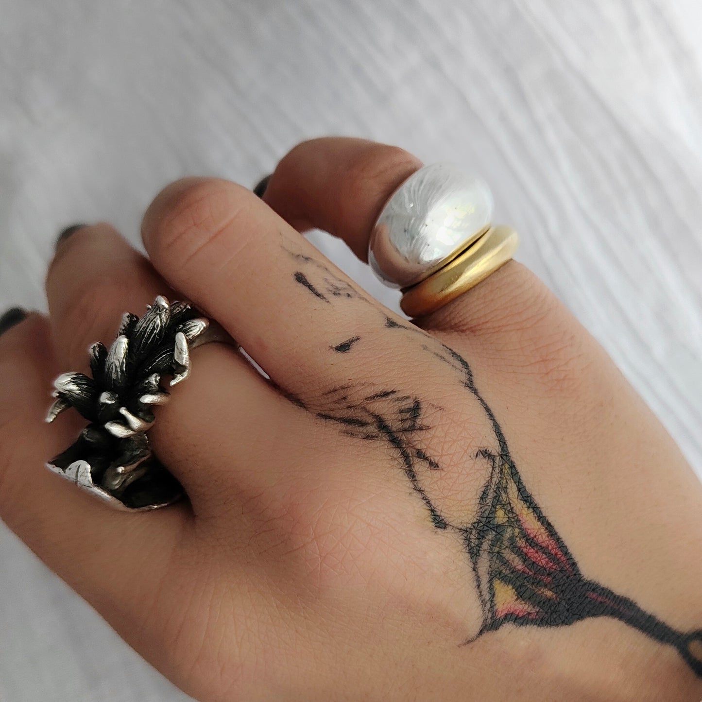 BALLOON SILVER RING