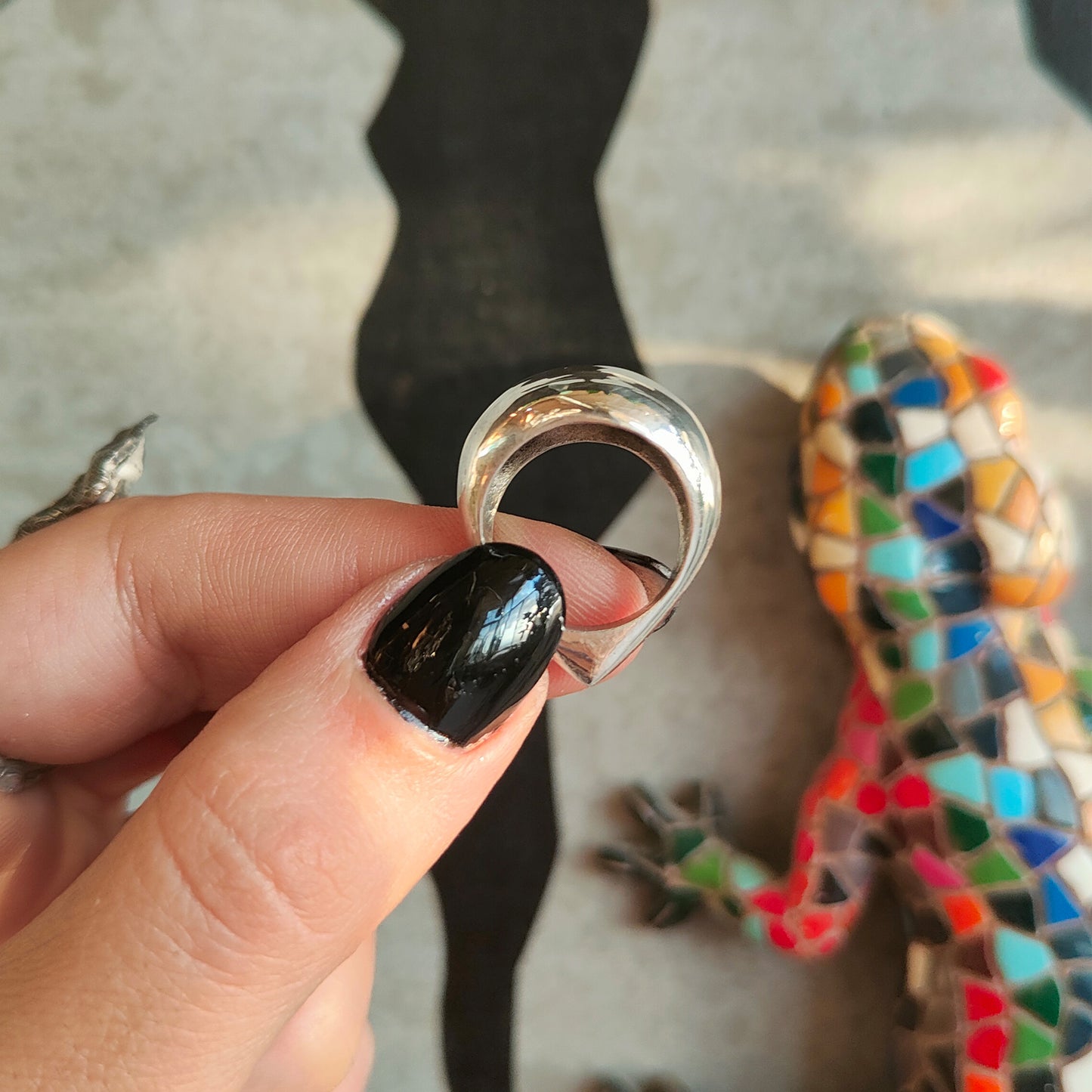 BALLOON SILVER RING
