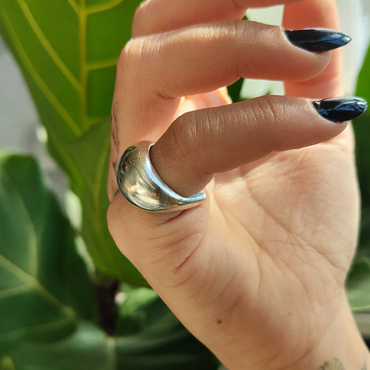 BALLOON SILVER RING