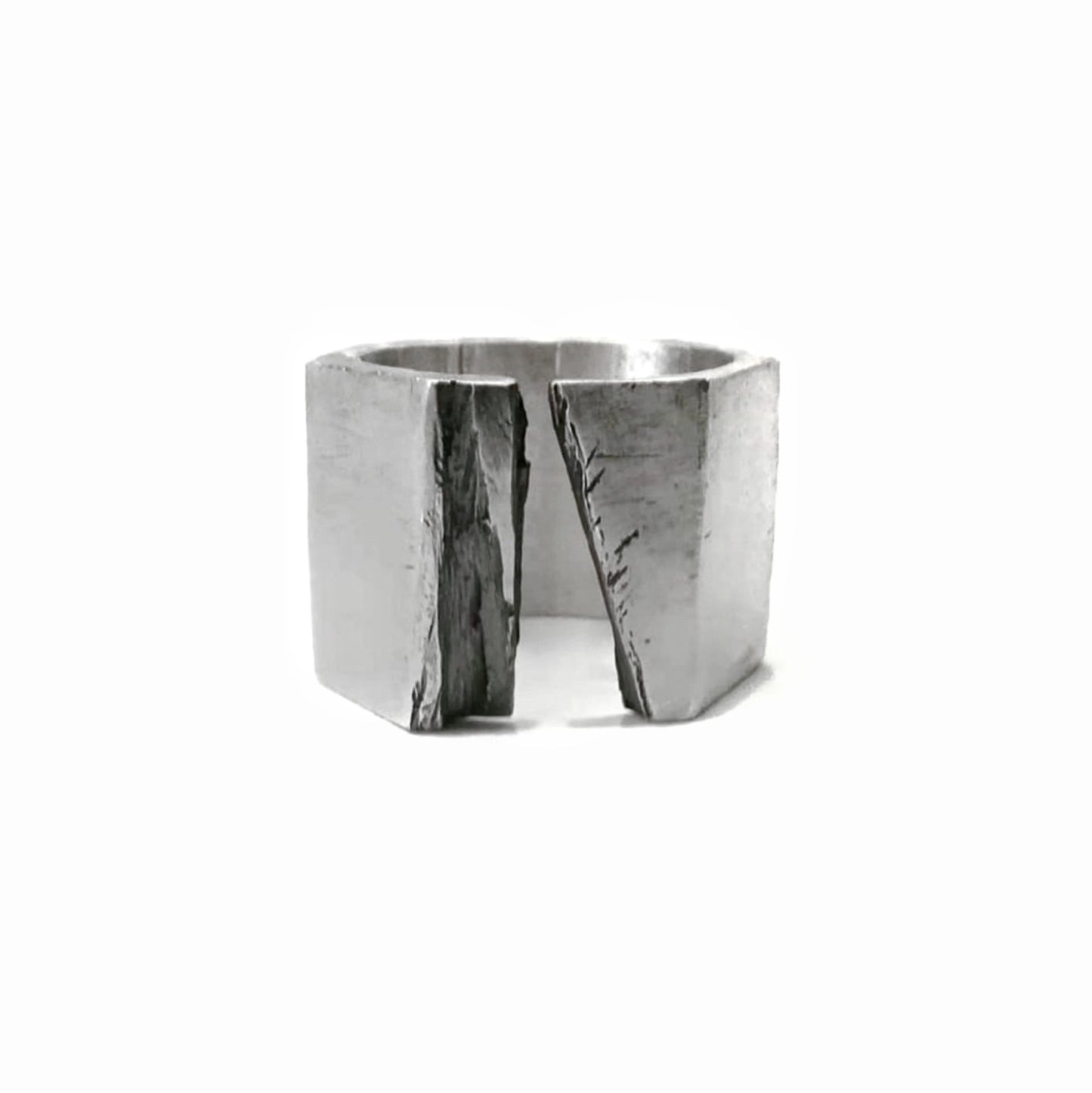 SCAR SILVER RING