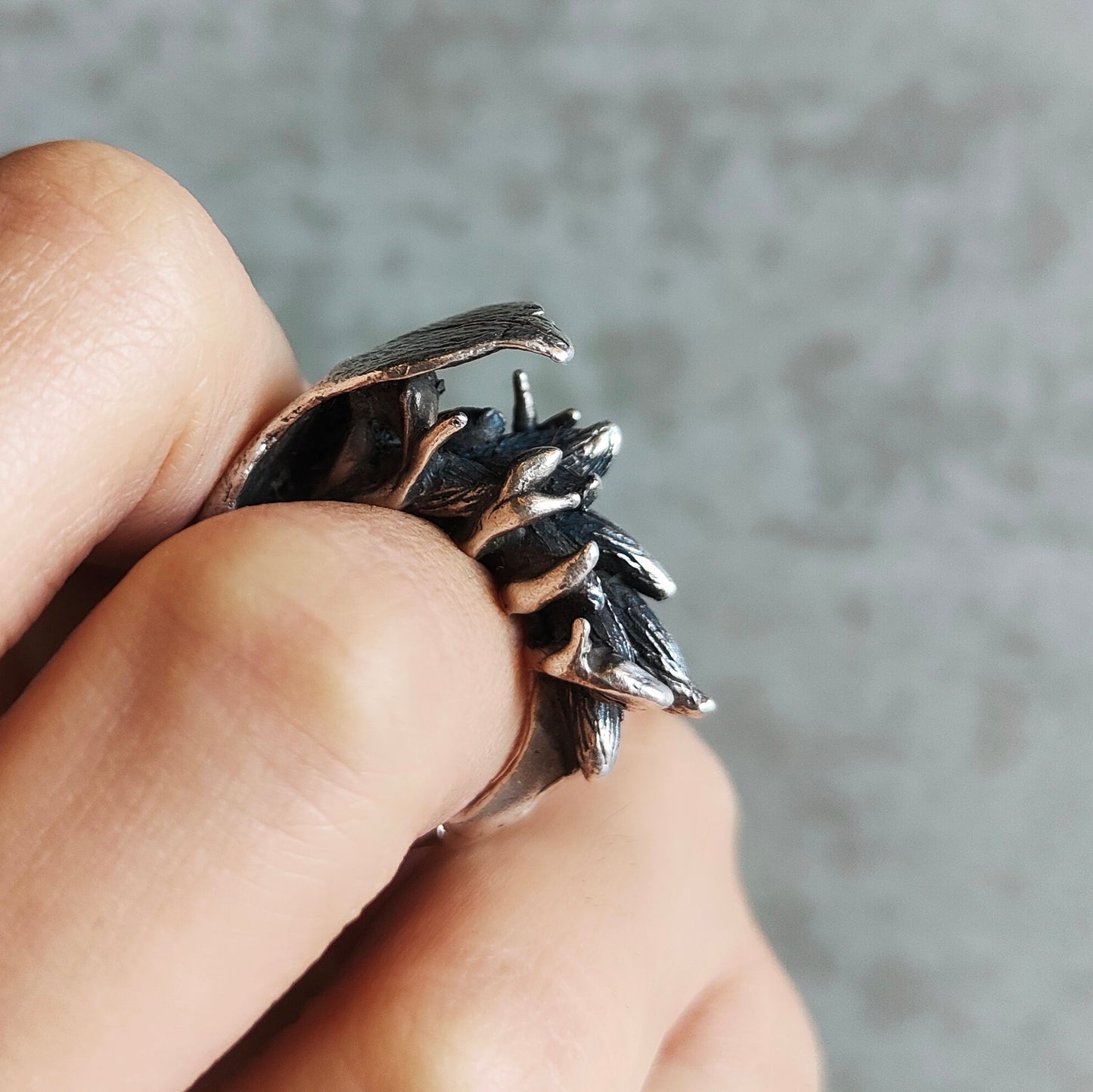 MYSTIC LAVENDER SILVER RING