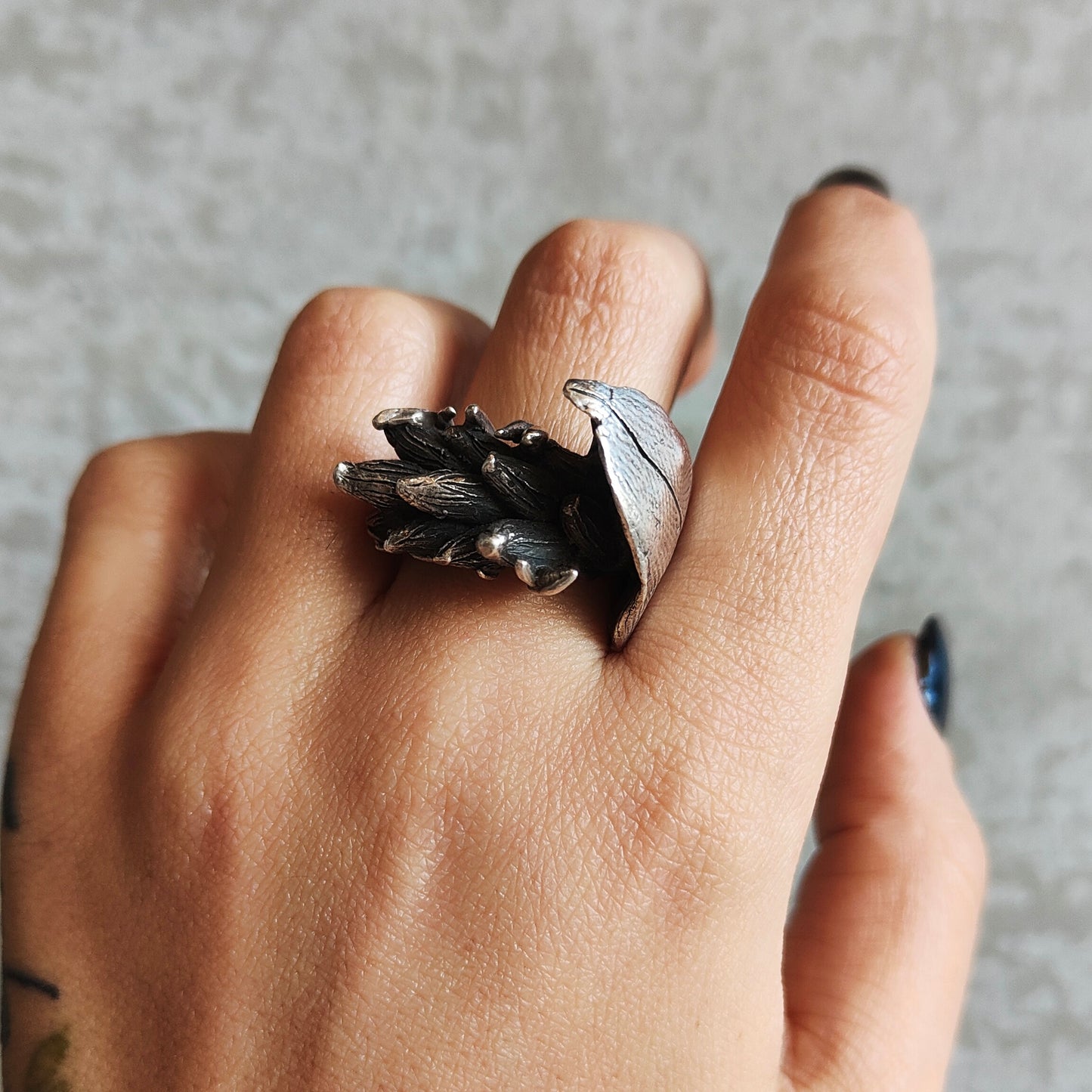 MYSTIC LAVENDER SILVER RING