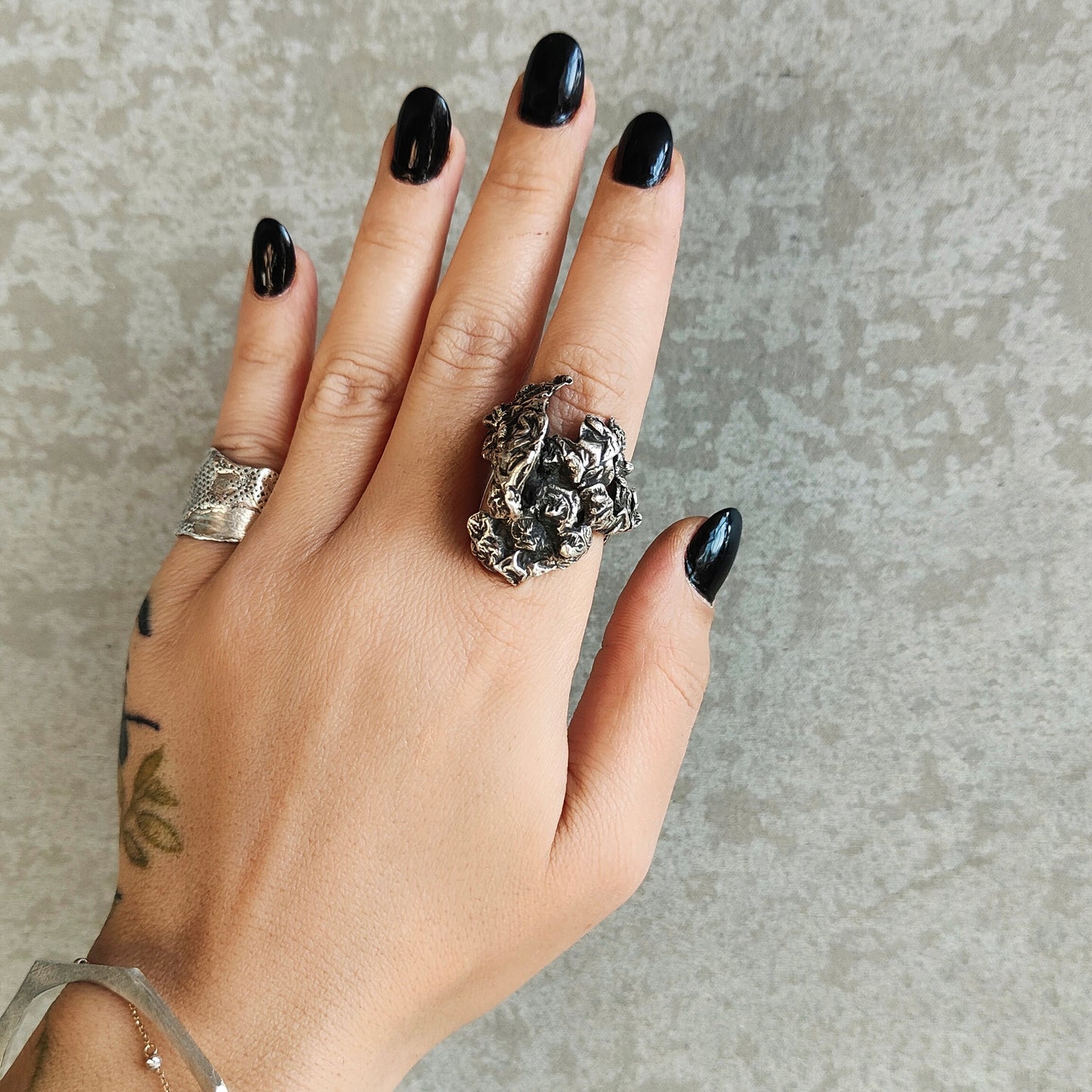 MARIGOLD SILVER RING