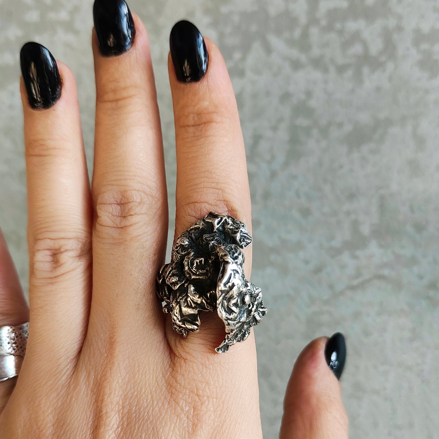 MARIGOLD SILVER RING