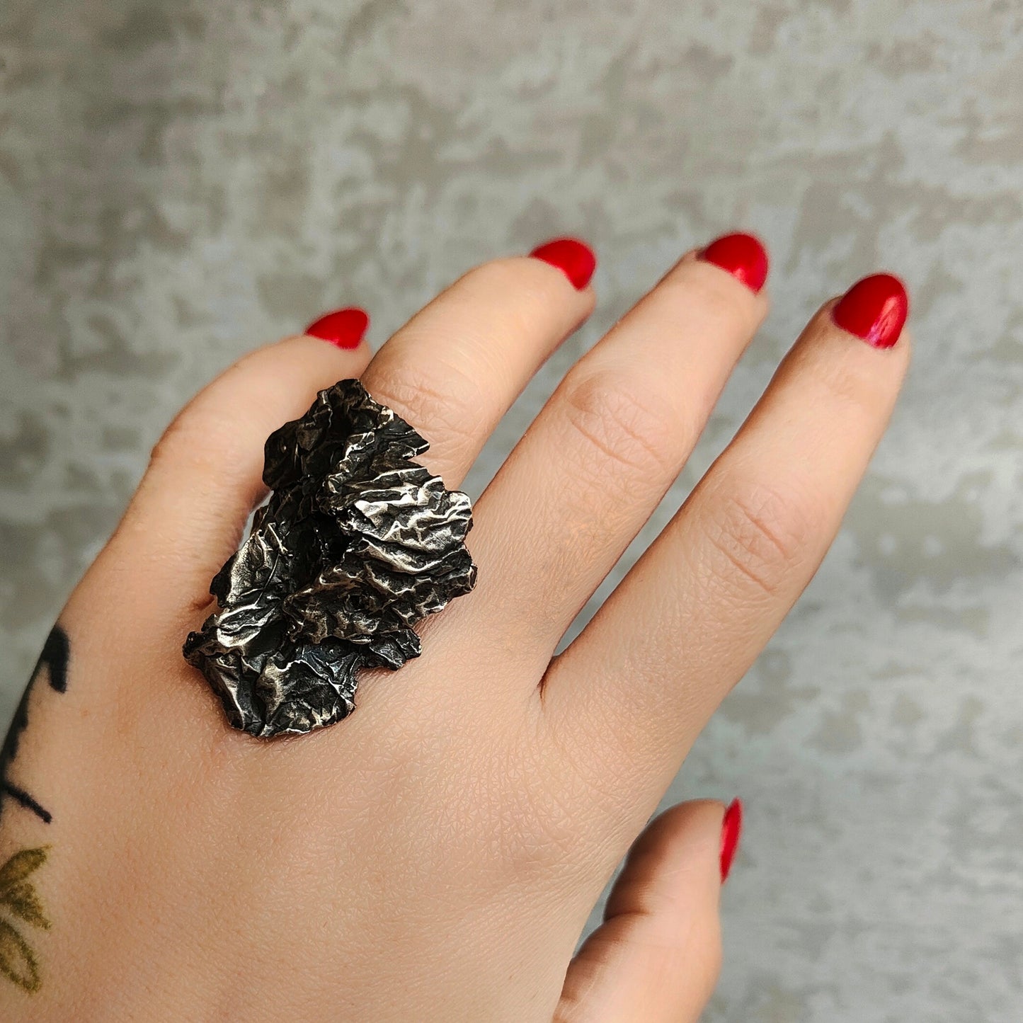 BONSAI SILVER RING