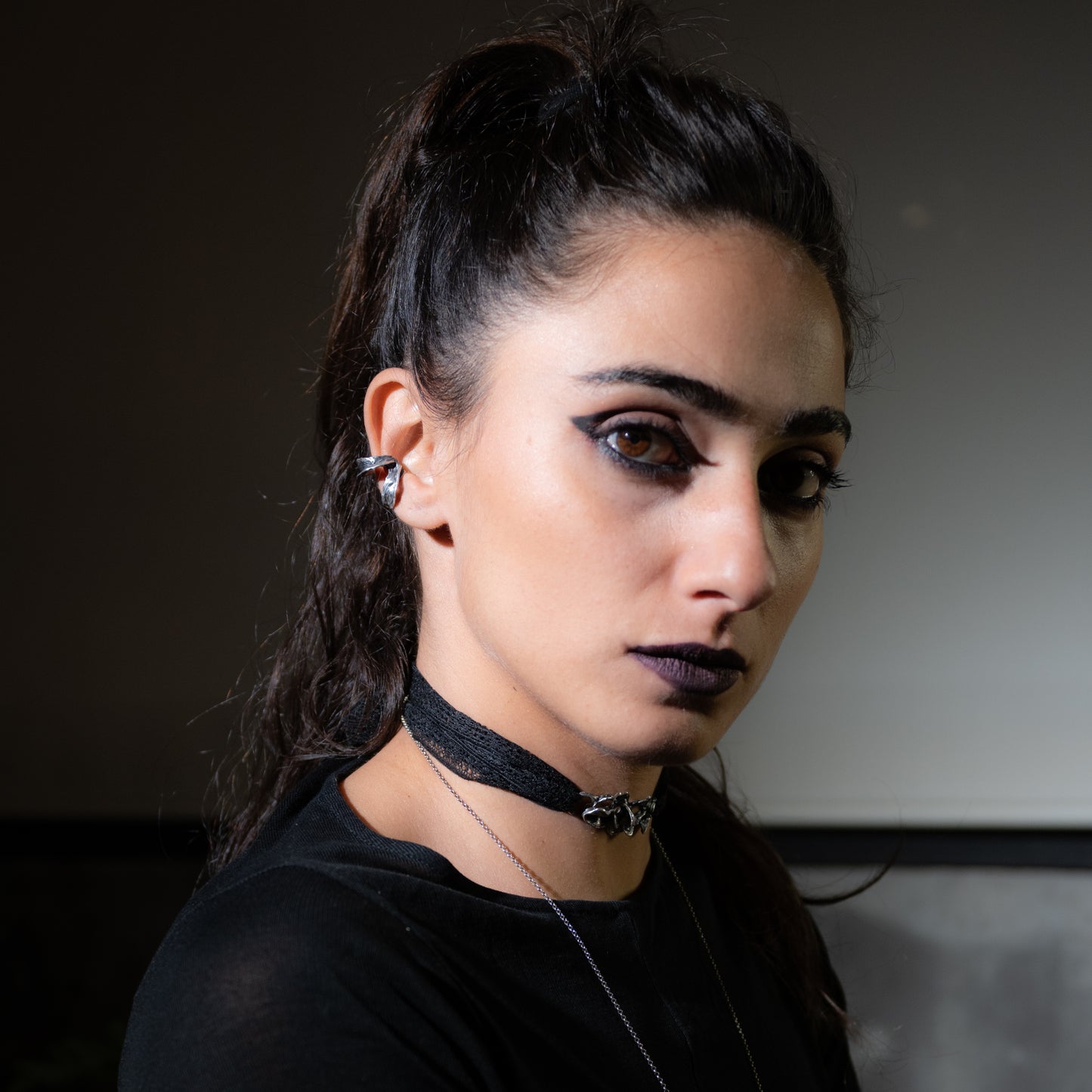 ECLOSE SILVER EAR-CUFF