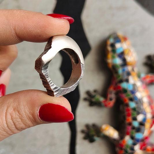 ONE-OFF SILVER RING