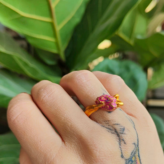 ONE-OFF GOLD PLATED RING 1