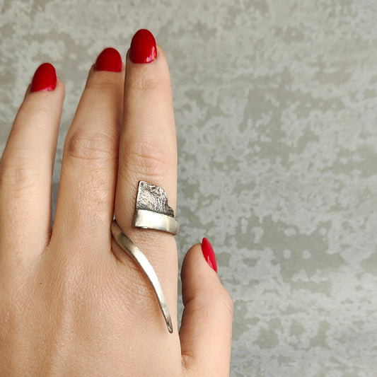 SWORD SILVER RING