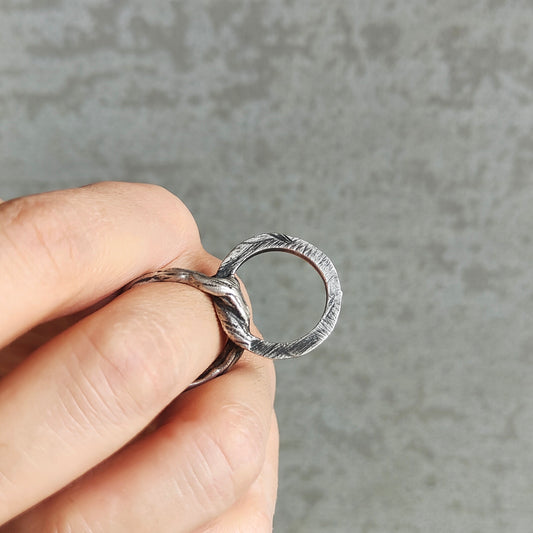 INFINITY SILVER RING