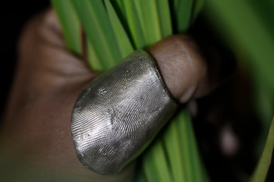 THUMB CUFF SILVER RING
