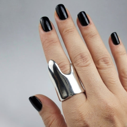 TIDE SILVER RING