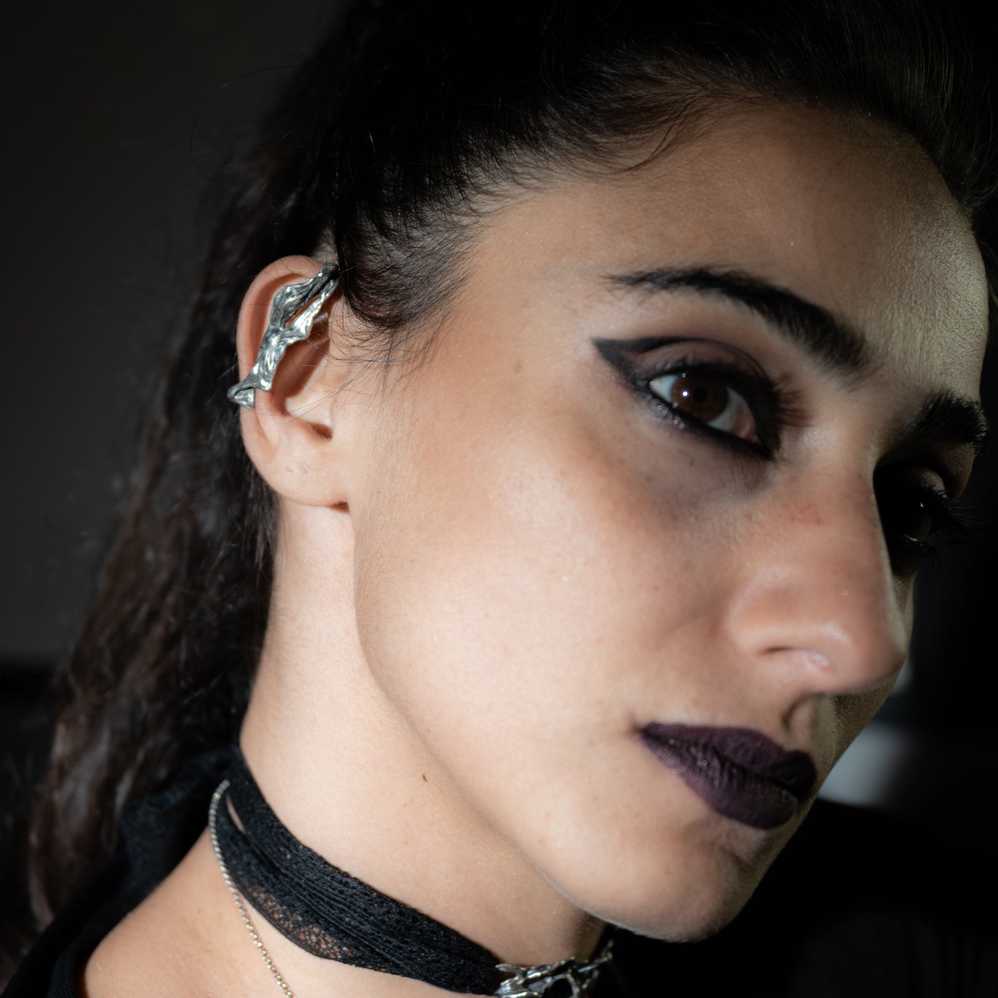 THORAX SILVER EAR-CUFF